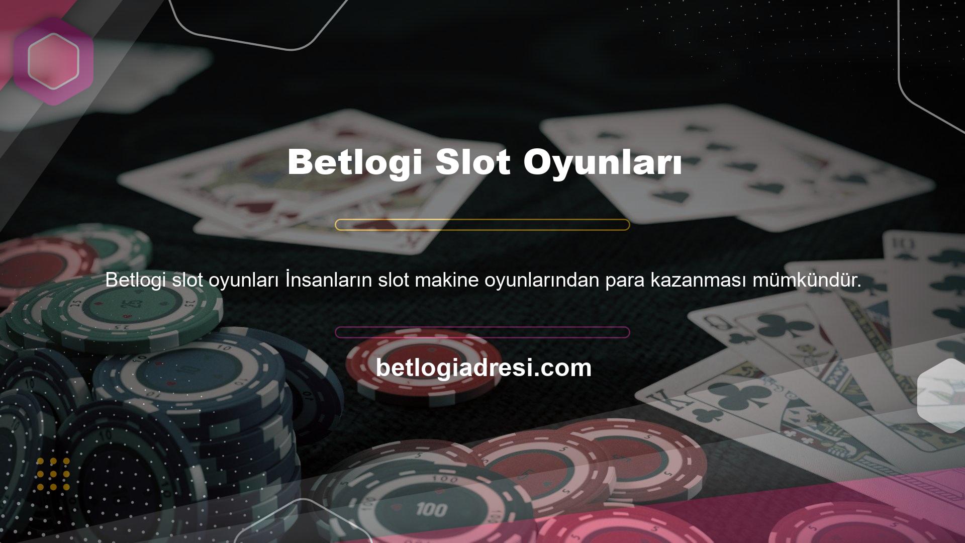 Betlogi slot makinesi, oyun severlerin ve casino tutkunlarının çeşitli seçenekler ve kazanç sağlayan oyunlar ile oynayabileceği bir casino oyunudur